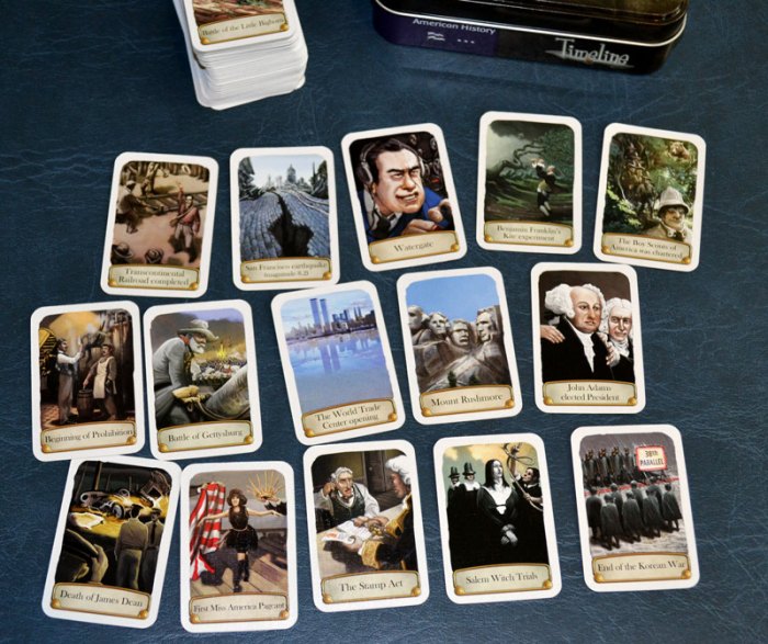 Timeline game card history british review screenshot